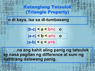 Ginintuang parihaba at maladiyosang proporsyon-M-Macutay | PPTX
