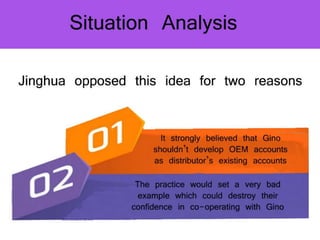 Gino sa distribution channel management