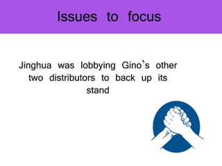 Gino sa distribution channel management