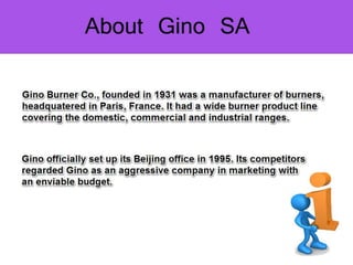 Gino sa distribution channel management