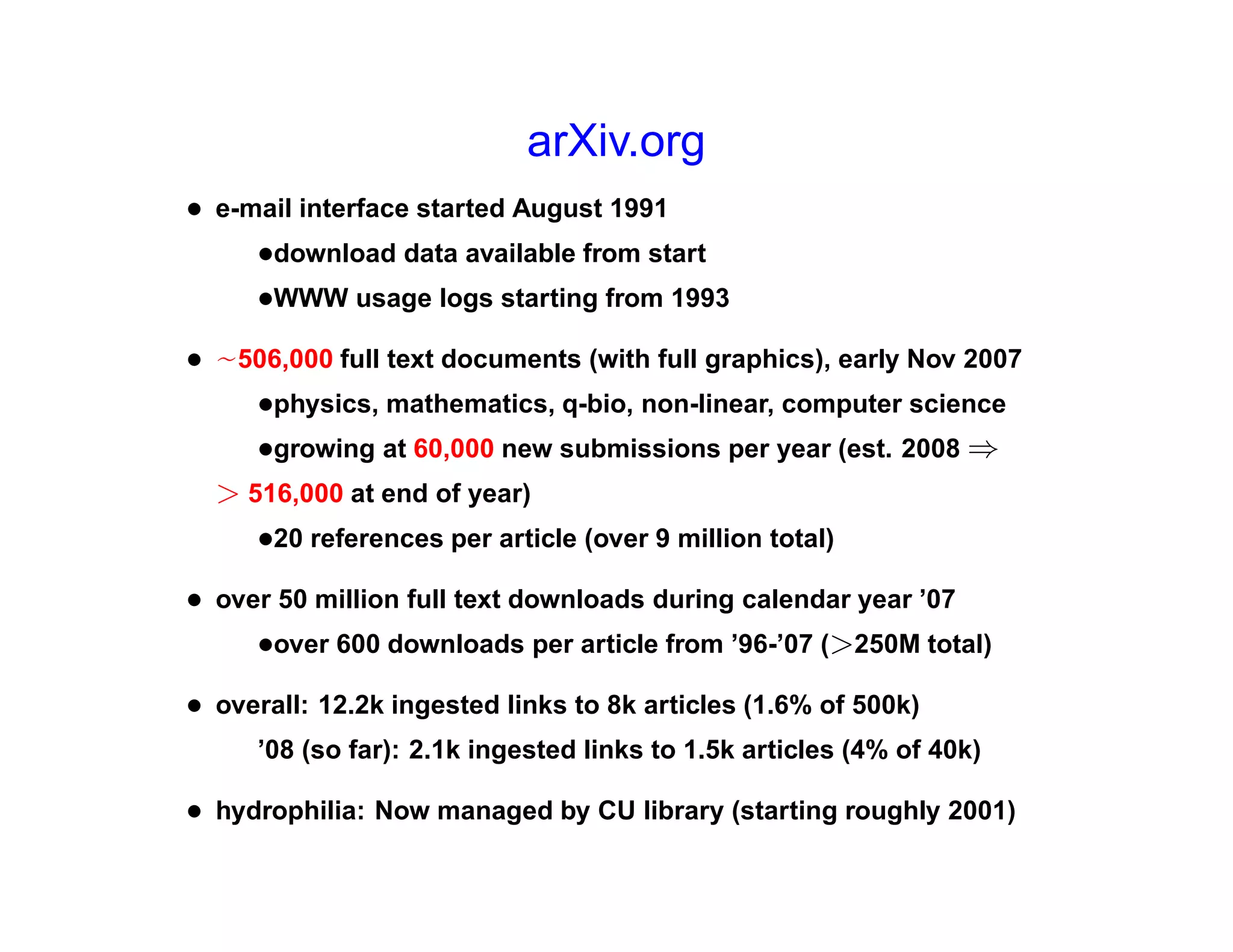 Berlin 6 Open Access Conference: Paul Ginsparg