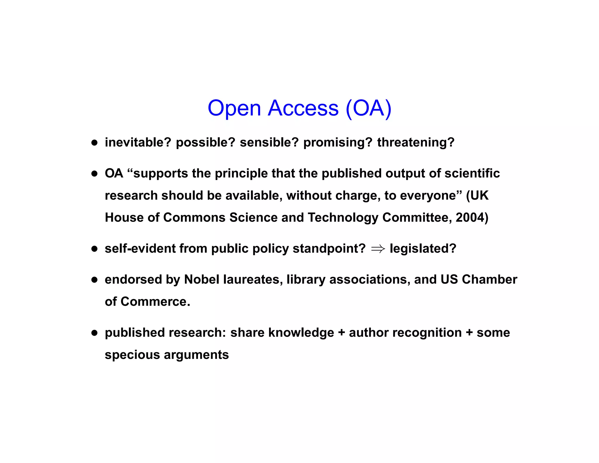 Berlin 6 Open Access Conference: Paul Ginsparg