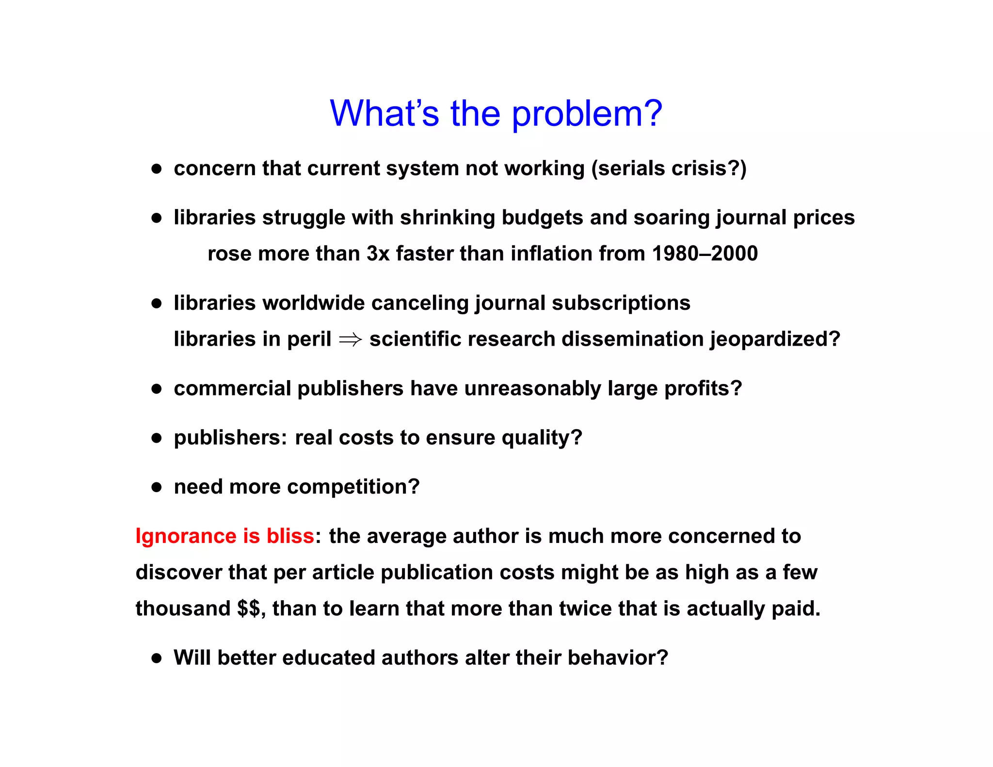 Berlin 6 Open Access Conference: Paul Ginsparg