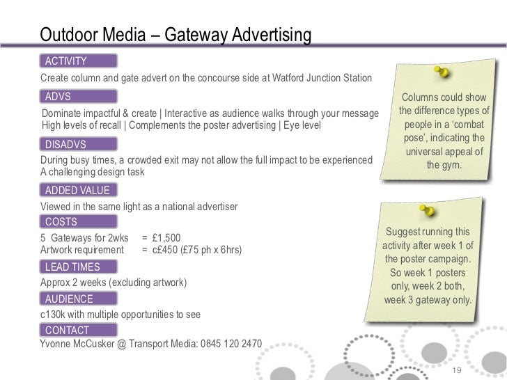 outdoor advertising proposal