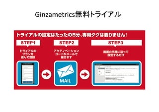 Ginzametrics無料トライアル	
  

 
