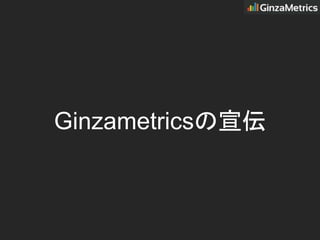 Ginzametricsの宣伝
 