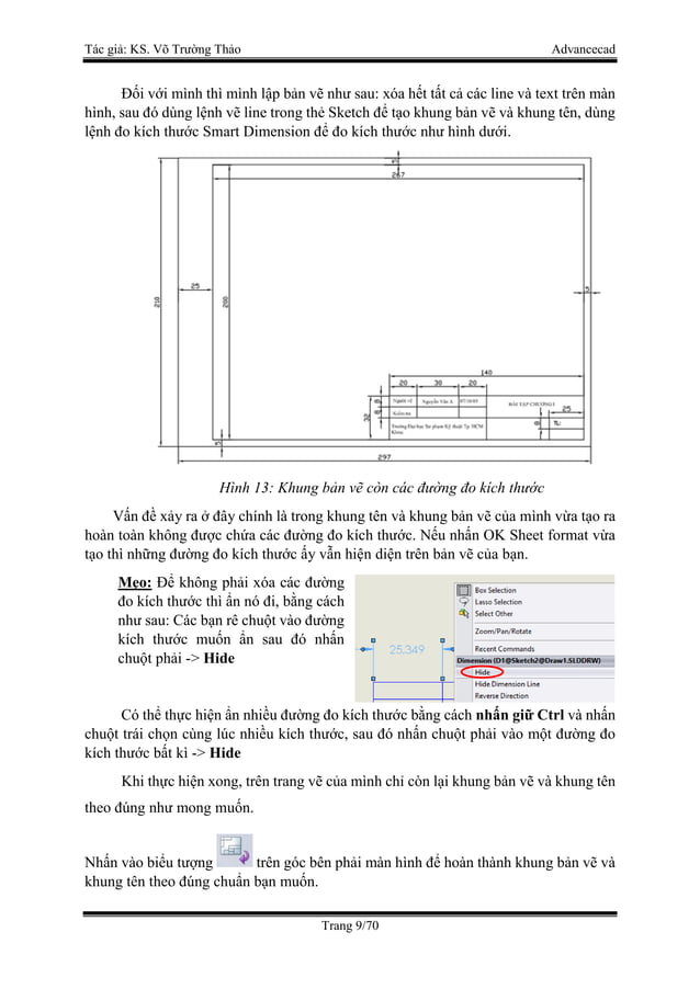 Giáo trình xuất bản vẽ Solidworks 2016 | PDF