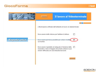 Risposta unica i test 