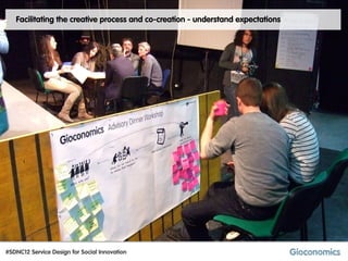 Facilitating the creative process and co-creation - understand expectations




#SDNC12 Service Design for Social Innovation
 