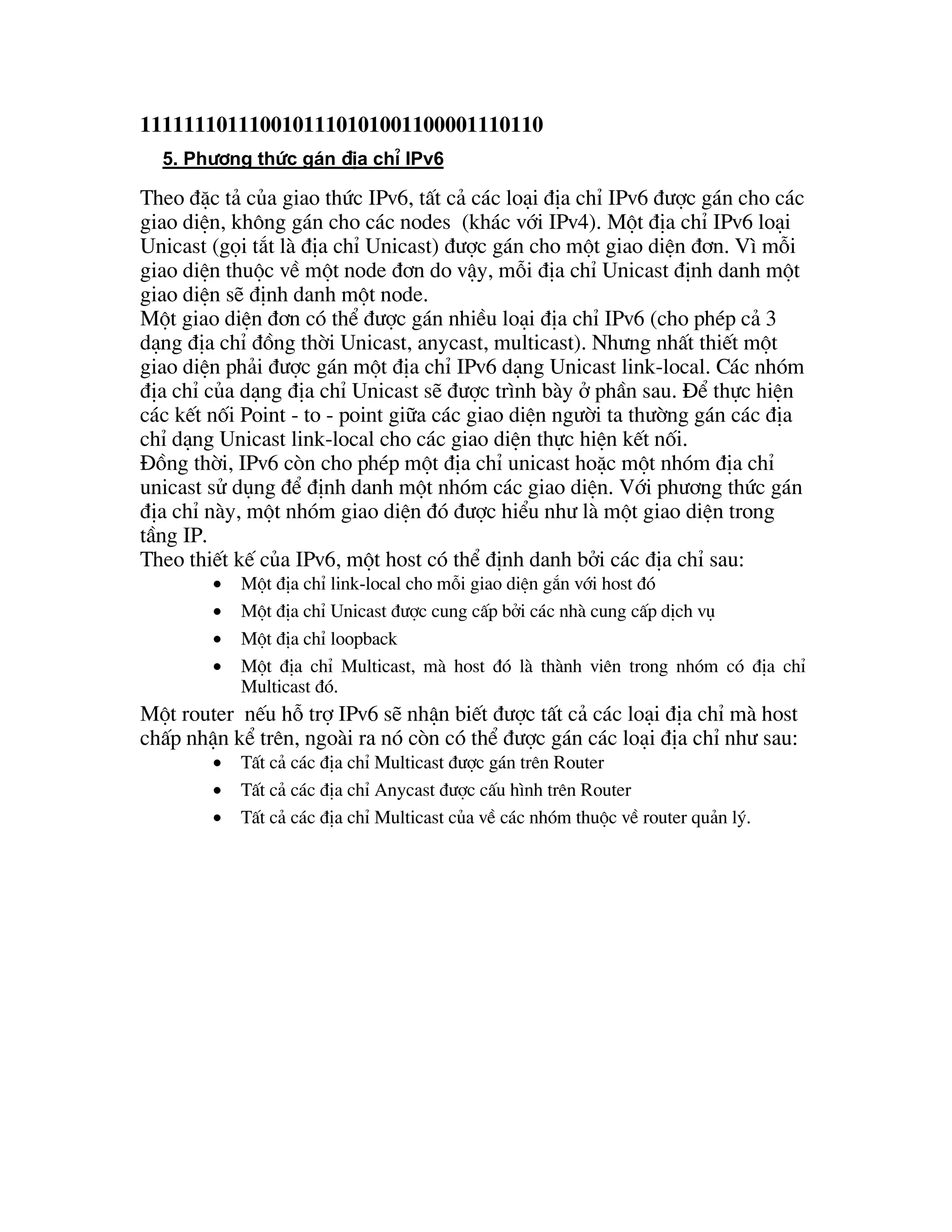 F´D ,3Y QK}QJ ¯ ,3Y ~}²F J¨L O 3UHIL[ G³QJ ~™
SKyQELœWF‚FORƒLF‚FNL™X~£DFKžNK‚FQKDXWURQJ,3Y
7URQJF€KDLWU}®QJK²SQzXWUzQWU}®QJ,QWHUIDFH,'~™QK’QGƒQJWKL›W
E£QK}1RGHKD5RXWHUQK}QJ~˜XV¹G·QJF³QJWzQ0L˜Q

       E,3;$GGUHVV,QWHUQHZRUN3DFNHWH;FKDQJHWUDR~ªLF‚FJ§LV¬
OLœXJLºDF‚FPƒQJJLDRWK»FF|E€QWURQJKœ~L˜XKQK1RYHOO1HWZDUH
w£DFKž
,3;~}²FFKX™QVDQJ,3YWKHRGƒQJVDX+QKY•

          7 Bit                                         121 Bit
        0000010                                  To be define
7¼~£QKQJK¡D

                  +QKY•‘XWU¶F~£DFKž,3;

       F,3Y$GGUHVVZLWKHPEHGGHG,3Yw£DFKž,3YJ‡QN“P,3Y
wy O P­W F‘X WU¶F TXDQ WU¨QJ WURQJ E}±F FKX™Q WL›S ~ªL W¸ ~£D FKž Fµ
VDQJ~£DFKžP±LWUzQ,QWHUQHW§KDLNL™XVDX
       
.L™X~£DFKž,3YW}|QJWK¢FKY±L,3Y1KºQJ1RGHPDQJ~£D
FKž,3YV¹G·QJNL™X~£DFKžQ~™W€L~£D FKž ,3Y ¯ELWVDX QK}Y’
P±LN›WQ¬L~}²FY±LF‚F1RGHPDQJ~£DFKž,3Y+QKY•

          80 Bit                                         16 Bit            32 Bit
        000. . . . . . . . . . . . .000                    0000        IPv4 Address


                  +QK‘XWU¶F~£DFKž,3YW}|QJWK¢FKY±L,3Y

       
 .L™X ~£D FKž  ,3Y JL€ OP ,3Y   1KºQJ 1RGH PDQJ ~£D FKž
,3Y V¹ G·QJ NL™X ~£D FKž Q ~™ W}|QJ WK¢FK Y±L ,3Y F§ Y’ P±L N›W Q¬L
~}²FY±LF‚F1RGHPDQJ~£DFKž,3Y+QKY•

          80 Bit                                         16 Bit            32 Bit
        000. . . . . . . . . . . . .000                    FFFF        IPv4 Address


+QKY•‘XWU¶FF´D~£DFKž,3YJL€O,3Y
 