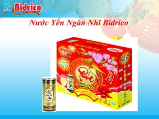 Tra xanh

Nước Yến Ngân Nhĩ Bidrico

10

 