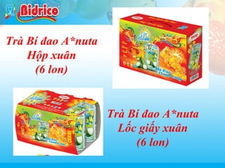 Nuoc ngot co gaz
Trà Bí đao A*nuta
Hộp xuân
(6 lon)

Trà Bí đao A*nuta
Lốc giấy xuân
(6 lon)
8

 