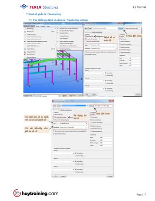 Giáo án Tekla Structures | PDF
