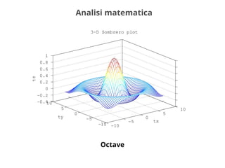 Analisi matematica
Octave
 