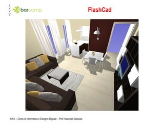 FlashCad IUAV – Corso di Informatica e Disegno Digitale – Prof. Maurizio Galluzzo 