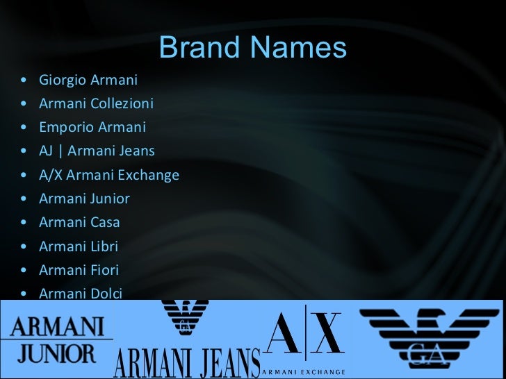 difference between armani exchange and armani emporio