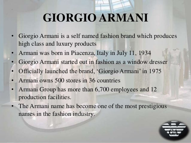 PESTEL and Five Forces Analysis of Giorgio Armani