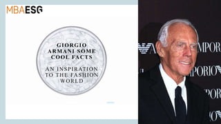 Giorgio Armani, Biography & Facts