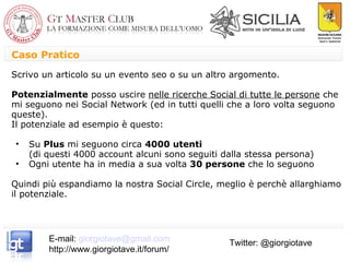 Giorgio tave[rniti] - Social search - Sicilia - 20 e 21 giugno 2012