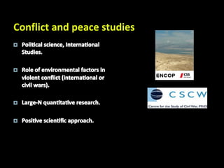 Environmental Conflict Analysis: the Ecological Economics Approach | PPT