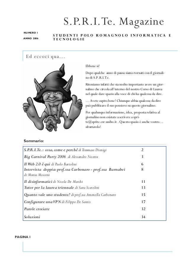 S P R I Te Magazine N 1