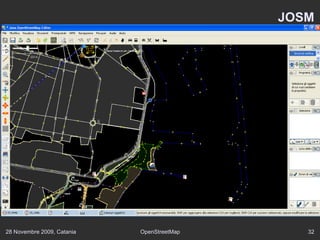 Come si partecipa In giro con il GPS e blocco note Editing con JOSM o Potlatch Upload sul sito OpenStreetMap.org 