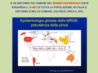 È UN DISTURBO PIÙ COMUNE NEL MONDO OCCIDENTALE DOVE
RIGUARDA IL 10-40% DI TUTTA LA POPOLAZIONE. IN ITALIA IL
DISTURBO È MOLTO COMUNE, COLPISCE CIRCA IL 30%.
 