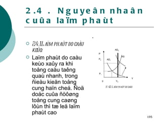 2.4 .  Nguyeân nhaân cuûa laïm phaùt 2.4.1.Laïm phaùt do caàu keùo: Laïm phaùt do caàu keùo xaûy ra khi toång caàu taêng quaù nhanh, trong ñieàu kieän toång cung haïn cheá. Ñoä doác cuûa ñöôøng toång cung caøng lôùn thì tæ leä laïm phaùt cao   . P AD 1 AD 2 AS 0 Y Y P H 6.2: Laïm phaùt do caàu P 1 P 2 