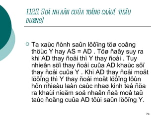1.1.2.5. Soá nhaân cuûa toång caàu( tieâu duøng) Ta xaùc ñònh saûn löôïng töø coâng thöùc Y hay AS = AD . Töø ñaây suy ra khi AD thay ñoåi thì Y thay ñoåi . Tuy nhieân söï thay ñoåi cuûa AD khaùc söï thay ñoåi cuûa Y . Khi AD thay ñoåi moät löôïng thì Y thay ñoåi moät löôïng lôùn hôn nhieàu laàn caùc nhaø kinh teá ñöa ra khaùi nieäm soá nhaân ñeå moâ taû taùc ñoäng cuûa AD tôùi saûn löôïng Y. 