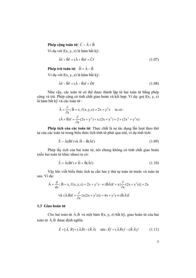 Giáo trình cơ học lượng tử - Trường ĐH Cần Thơ.pdf