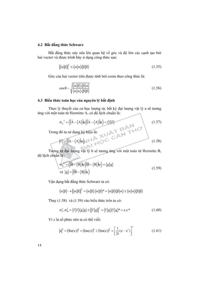 Giáo trình cơ học lượng tử - Trường ĐH Cần Thơ.pdf