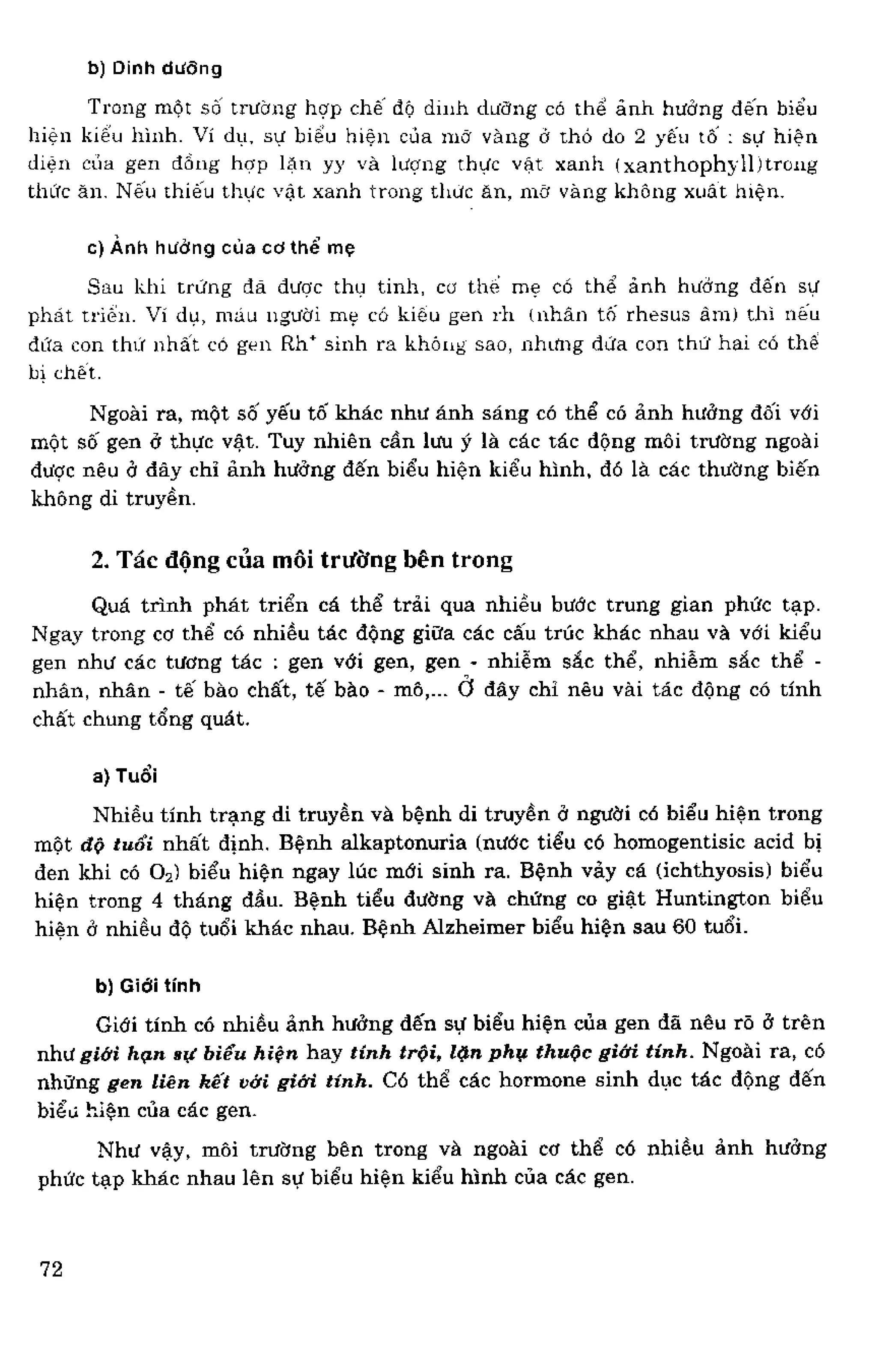Giáo Trình di truyền học - Phạm Thành Hổ | PDF