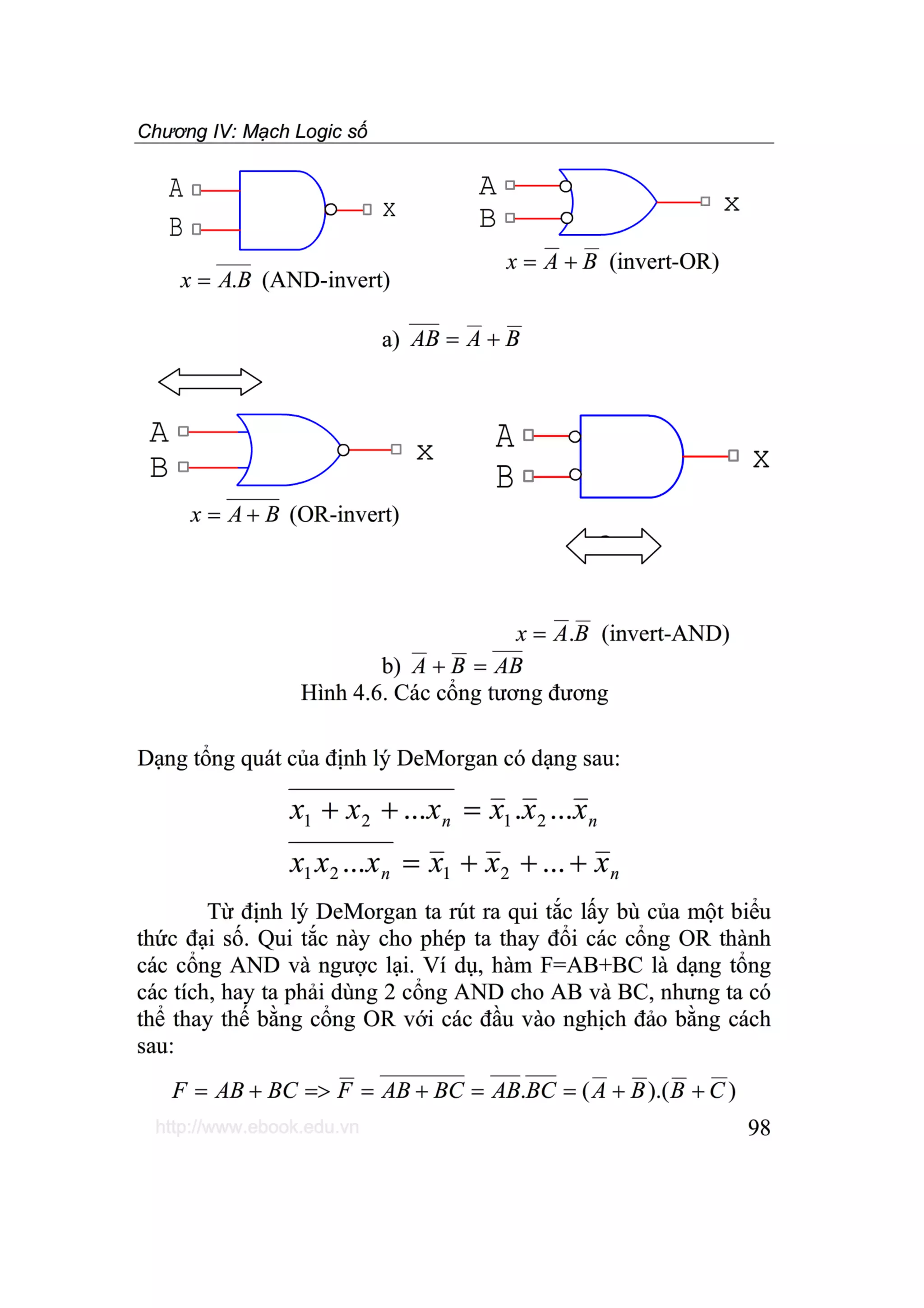Giáo trình kiến trúc máy tính i   chương 4  mạch logic số - tài liệu, ebook