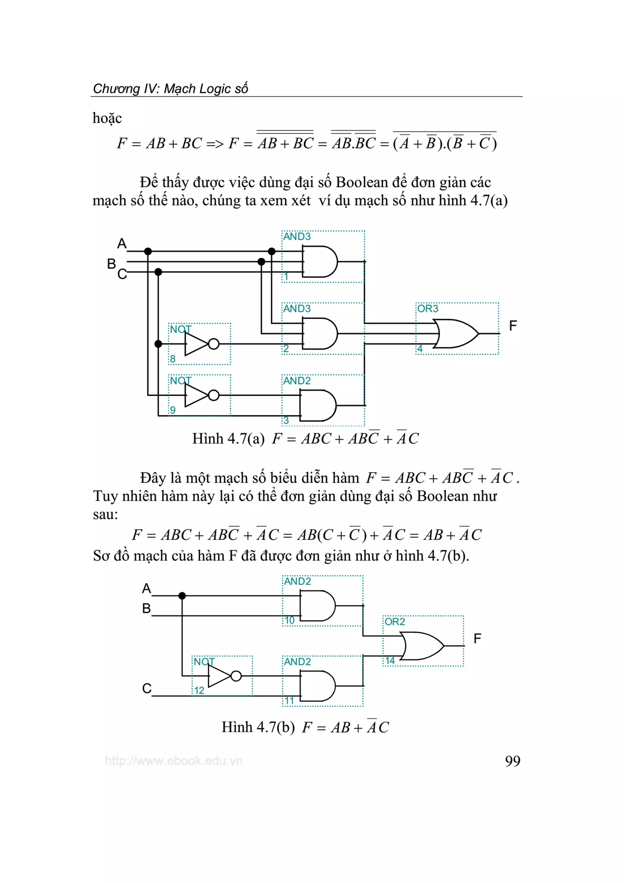 Giáo trình kiến trúc máy tính i   chương 4  mạch logic số - tài liệu, ebook