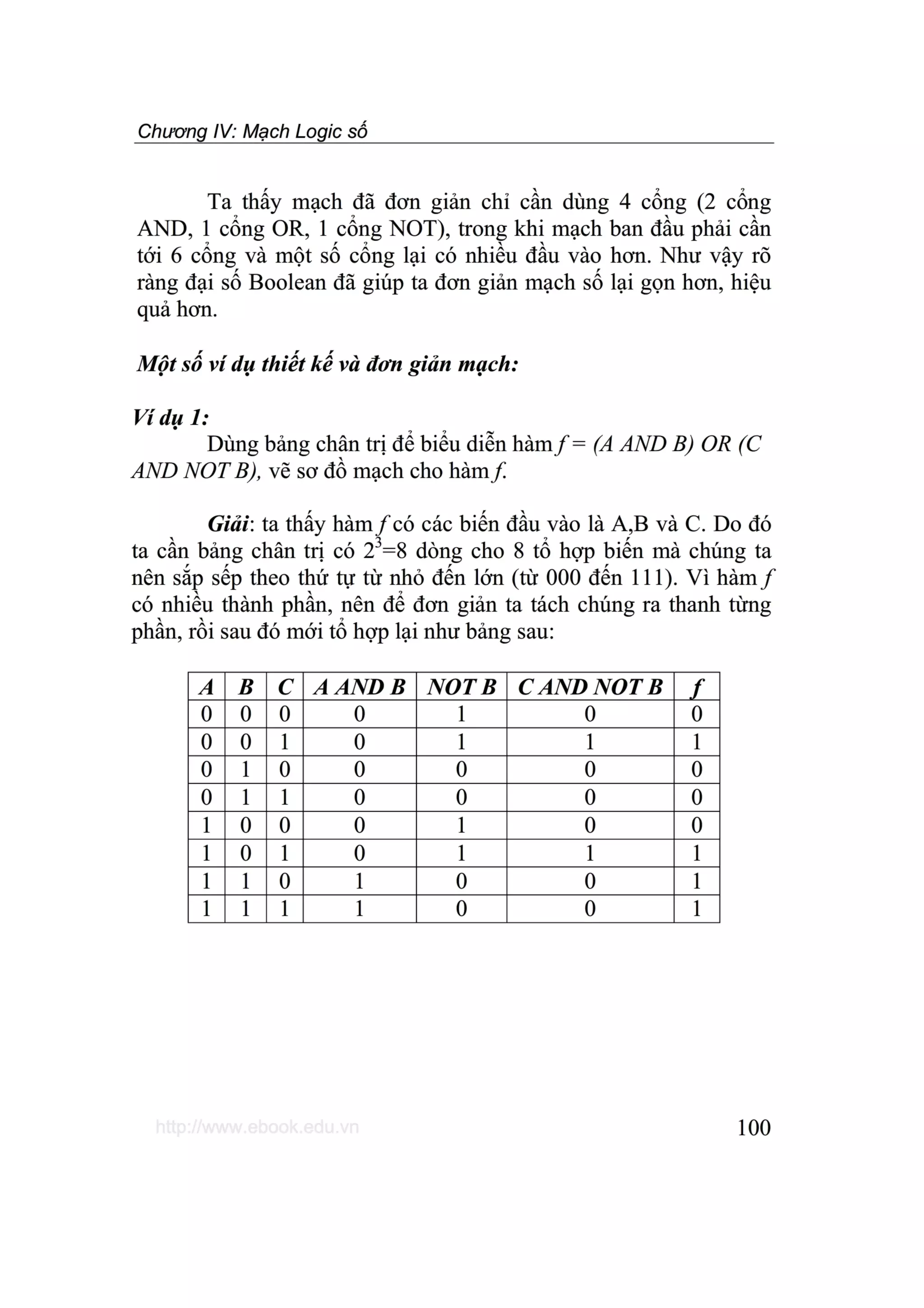 Giáo trình kiến trúc máy tính i   chương 4  mạch logic số - tài liệu, ebook