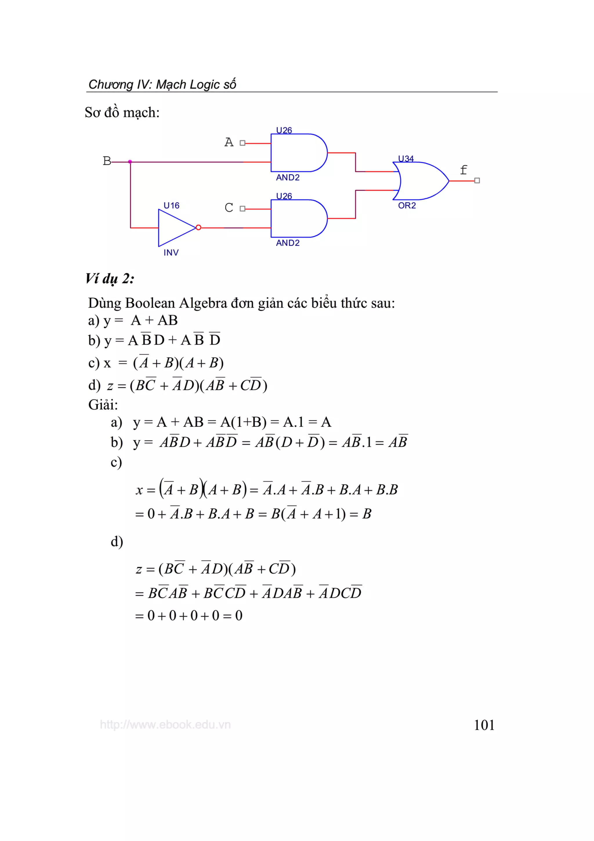 Giáo trình kiến trúc máy tính i   chương 4  mạch logic số - tài liệu, ebook