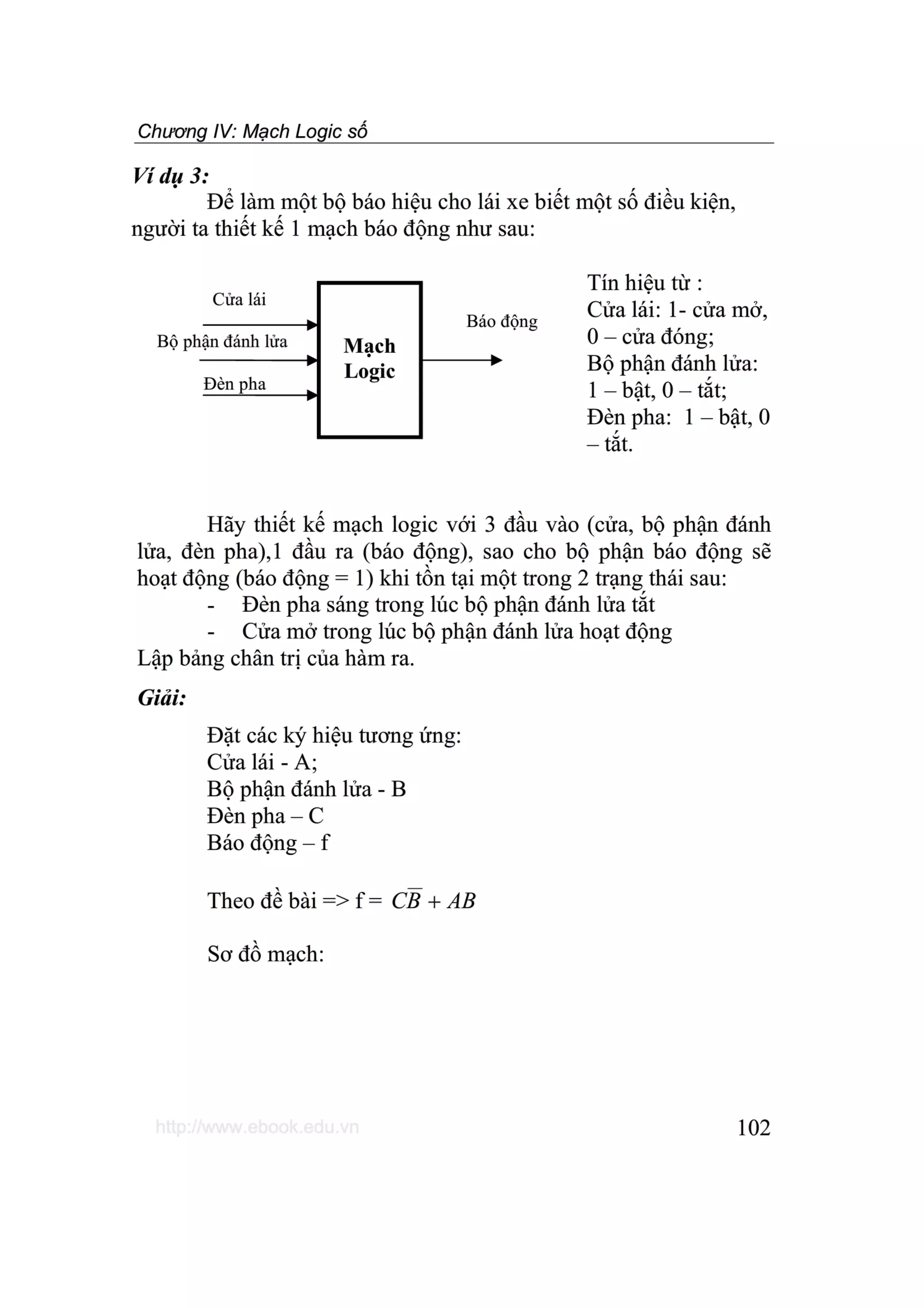 Giáo trình kiến trúc máy tính i   chương 4  mạch logic số - tài liệu, ebook