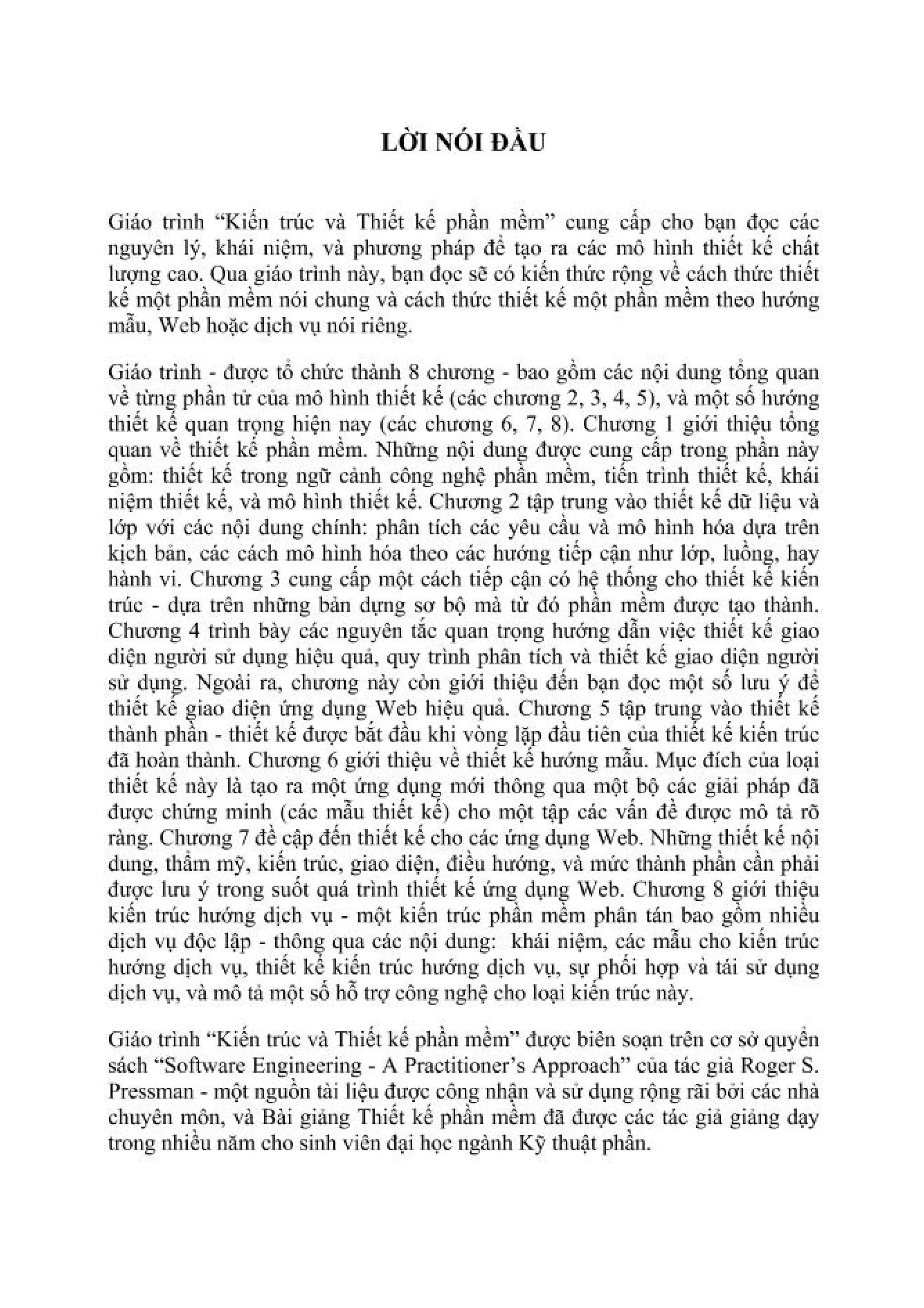 Giáo trình kiến trúc và thiết kế phần mềm.pdf