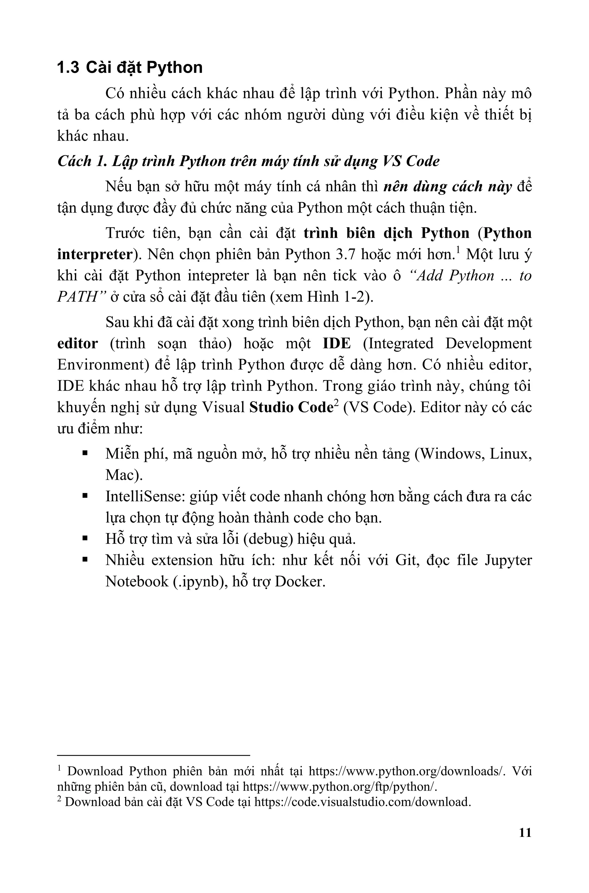 Giáo trình lập trình Python căn bản - Trần Nhật Quang, Phạm Văn Khoa.pdf
