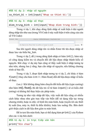 Giáo trình lập trình Python căn bản - Trần Nhật Quang, Phạm Văn Khoa.pdf