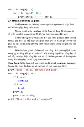 Giáo trình lập trình Python căn bản - Trần Nhật Quang, Phạm Văn Khoa.pdf