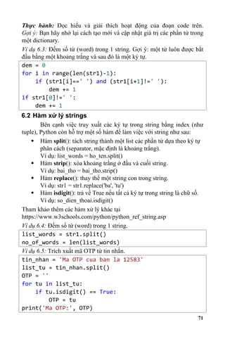 Giáo trình lập trình Python căn bản - Trần Nhật Quang, Phạm Văn Khoa.pdf