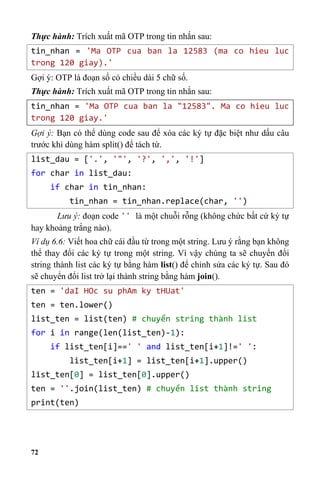 Giáo trình lập trình Python căn bản - Trần Nhật Quang, Phạm Văn Khoa.pdf