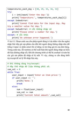Giáo trình lập trình Python căn bản - Trần Nhật Quang, Phạm Văn Khoa.pdf