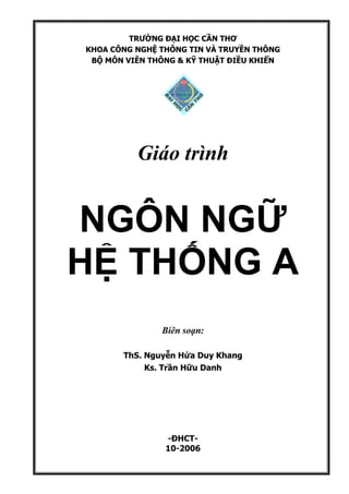 Giáo trình ngôn ngữ hệ thống A - Trường ĐH Cần Thơ.pdf