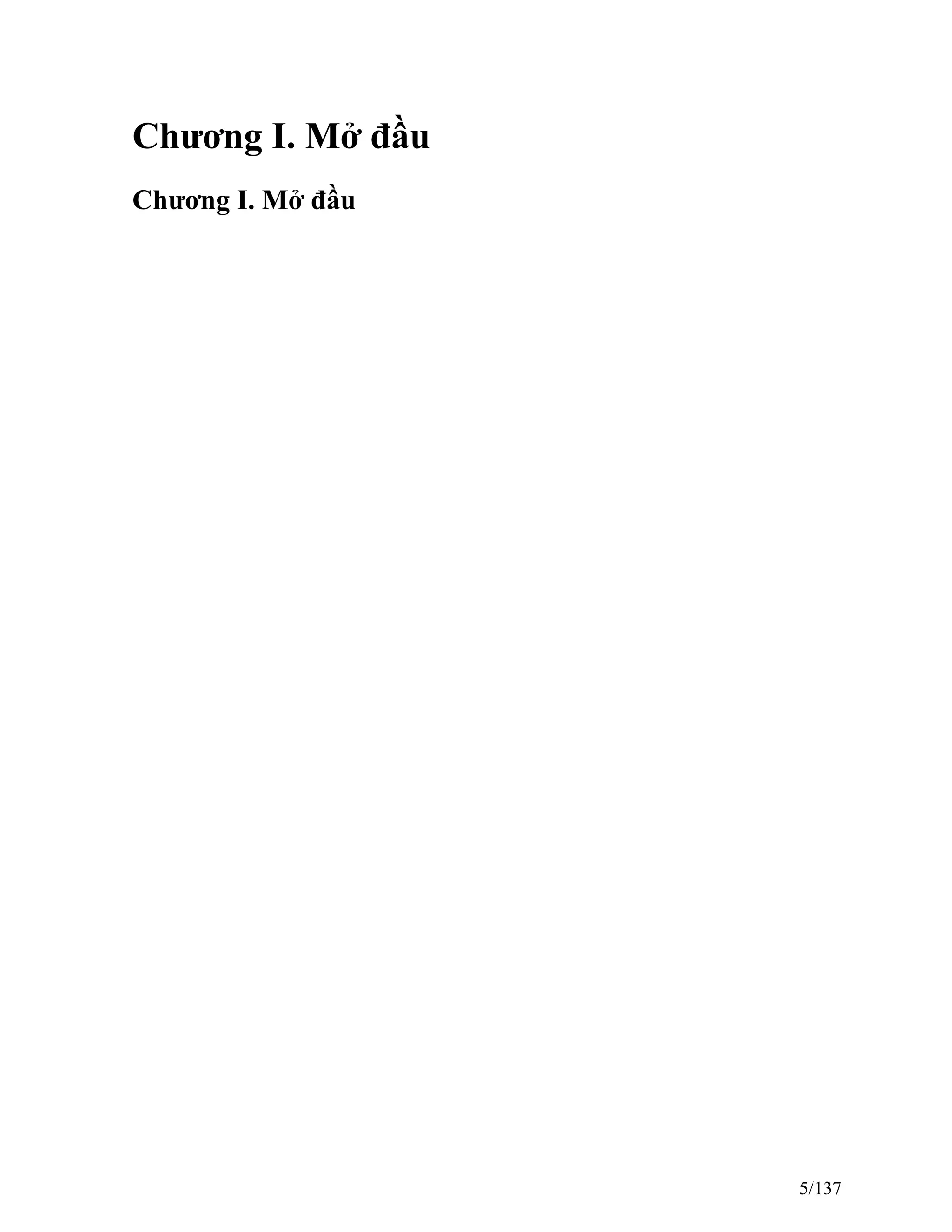 Chương I. Mở đầu
Chương I. Mở đầu
5/137
 