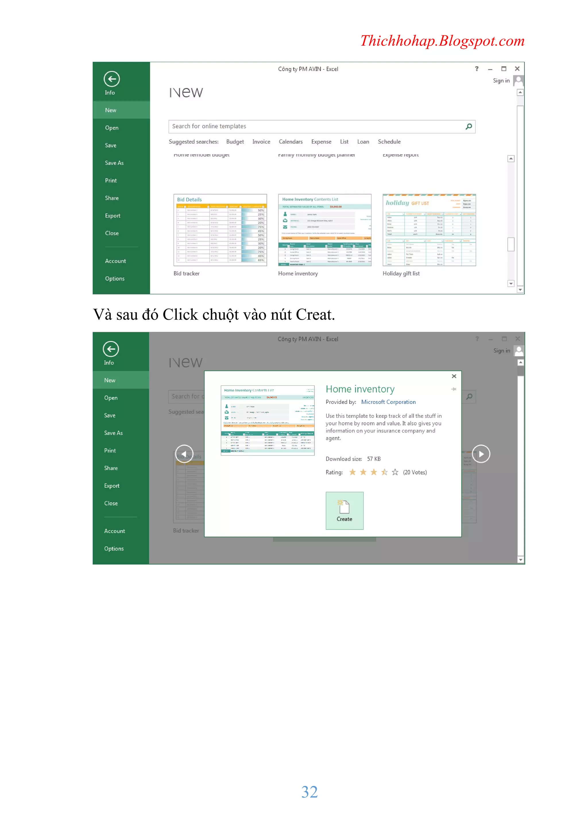 Thichhohap.Blogspot.com

Và sau đó Click chuột vào nút Creat.

32

 