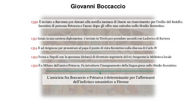 Differenze Dante Petrarca E Boccaccio