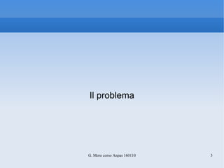 Il problema 