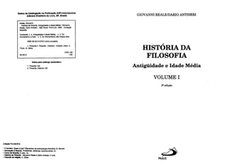 Giovanni Reale e Dario Antiseri - História da Filosofia - vol. I - Antigüidade e Idade Média